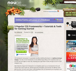 5 Popular CSS Frameworks + Tutorials & Tools for Getting Started